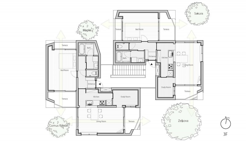 022-between trees by tailored design lab