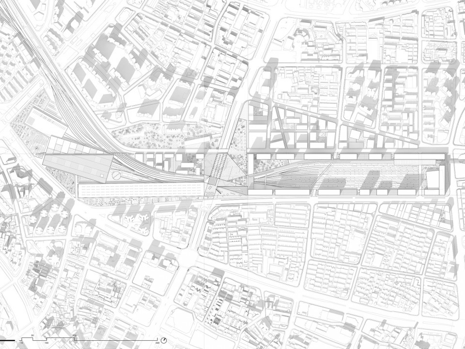 5 Masterplan-International Student Urban Design Competition for Shanghai Railway Station Area by MIT Team