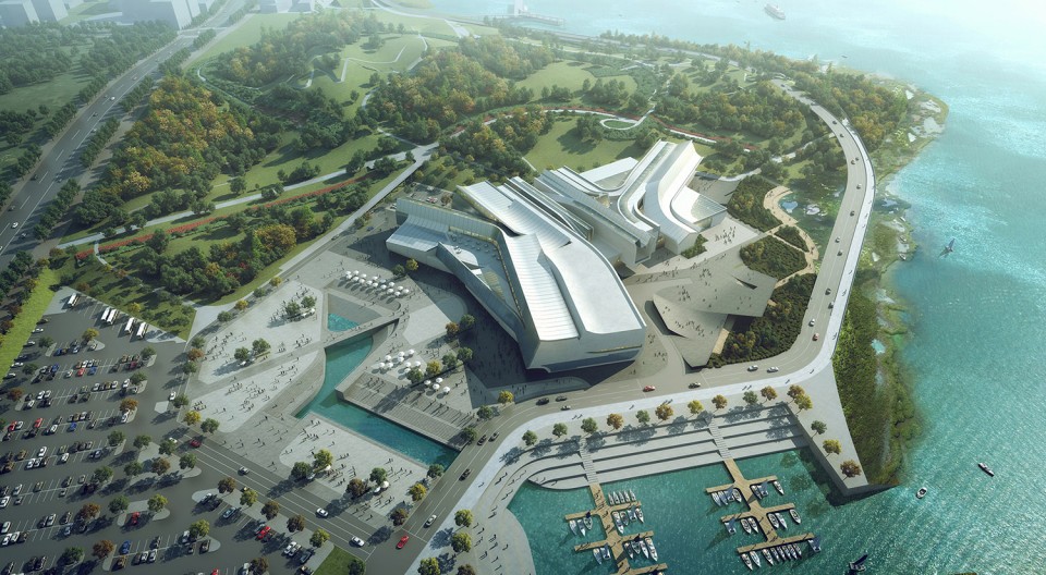 A_Rendering_Exterior_1 Qingdao Aquarium by PRO