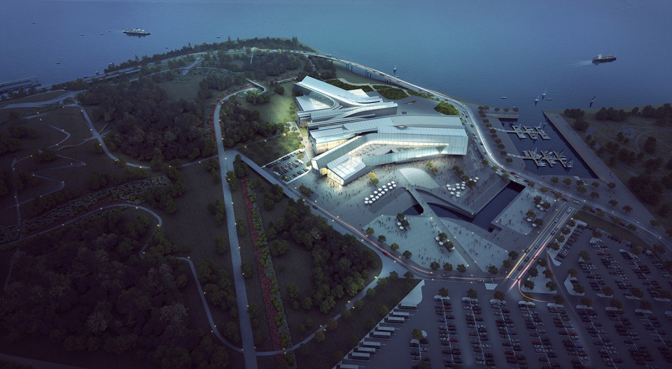 A_Rendering_Exterior_2 Qingdao Aquarium by PRO