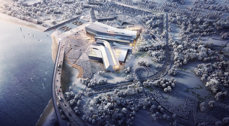 A_Rendering_Exterior_3 Qingdao Aquarium by PRO