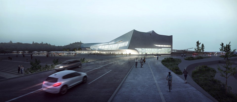 A_Rendering_Exterior_5 Qingdao Aquarium by PRO