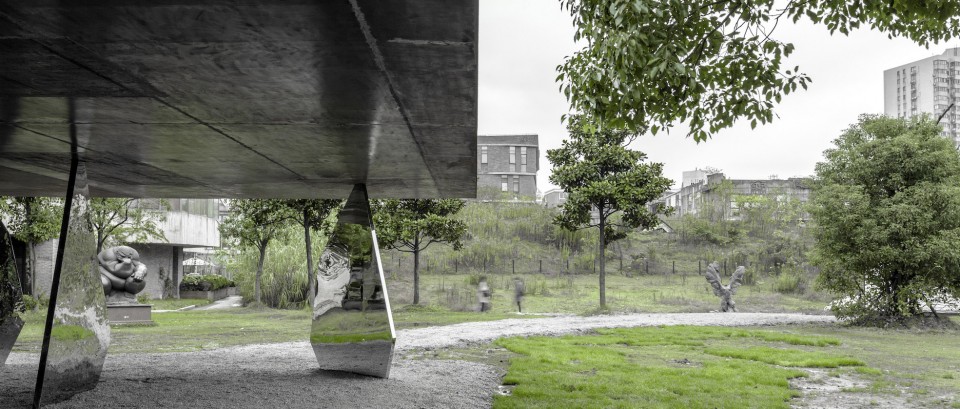 1-花草亭与周围环境 Blossom Pavilion by Atelier Deshaus
