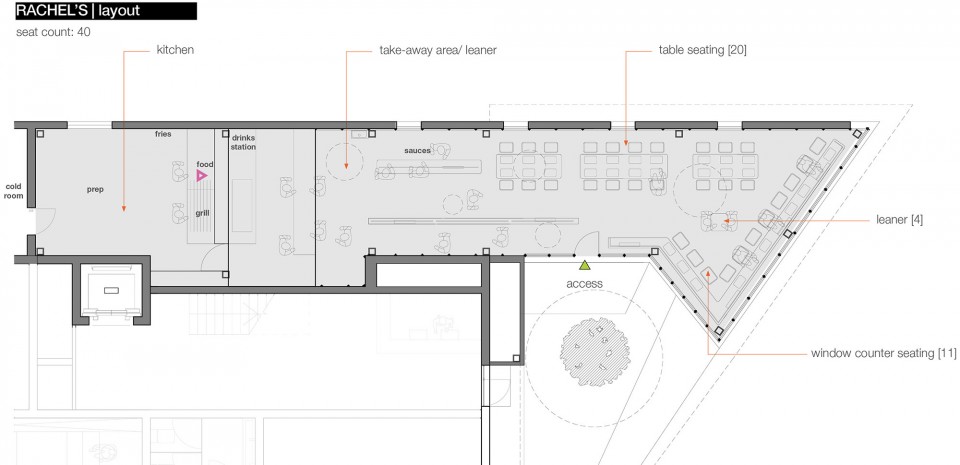 2- Neri&Hu project_Rachel's Burger floor plan