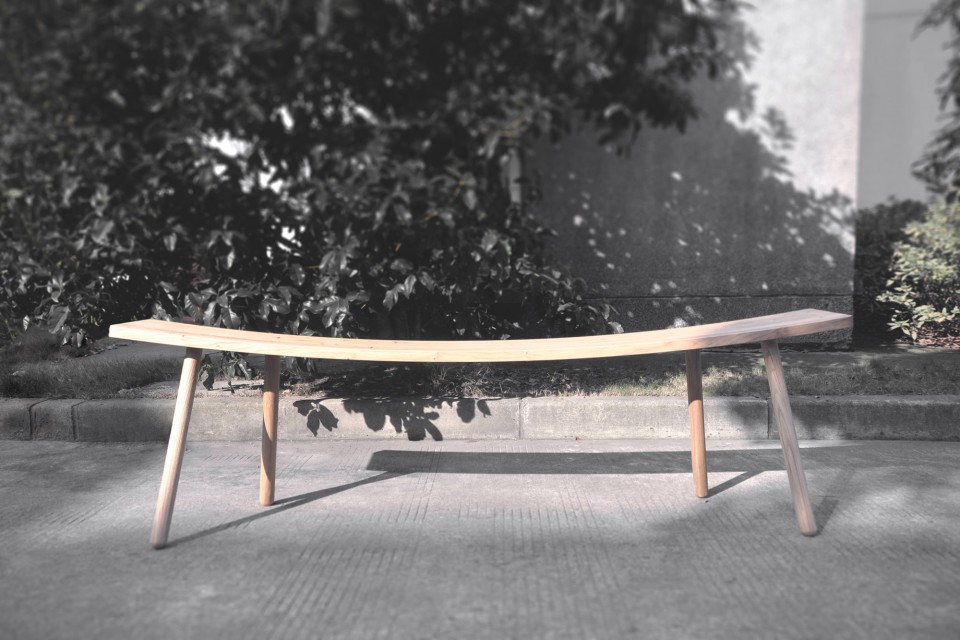 2 R-01b SPLIT & Bent Bench by HCWD Studio