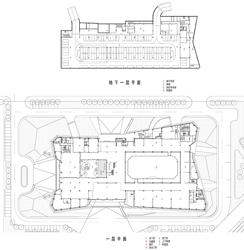 26平面图(-1f,1f)
