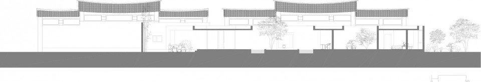 drawings section Zhu an by Zhaoyang Architects