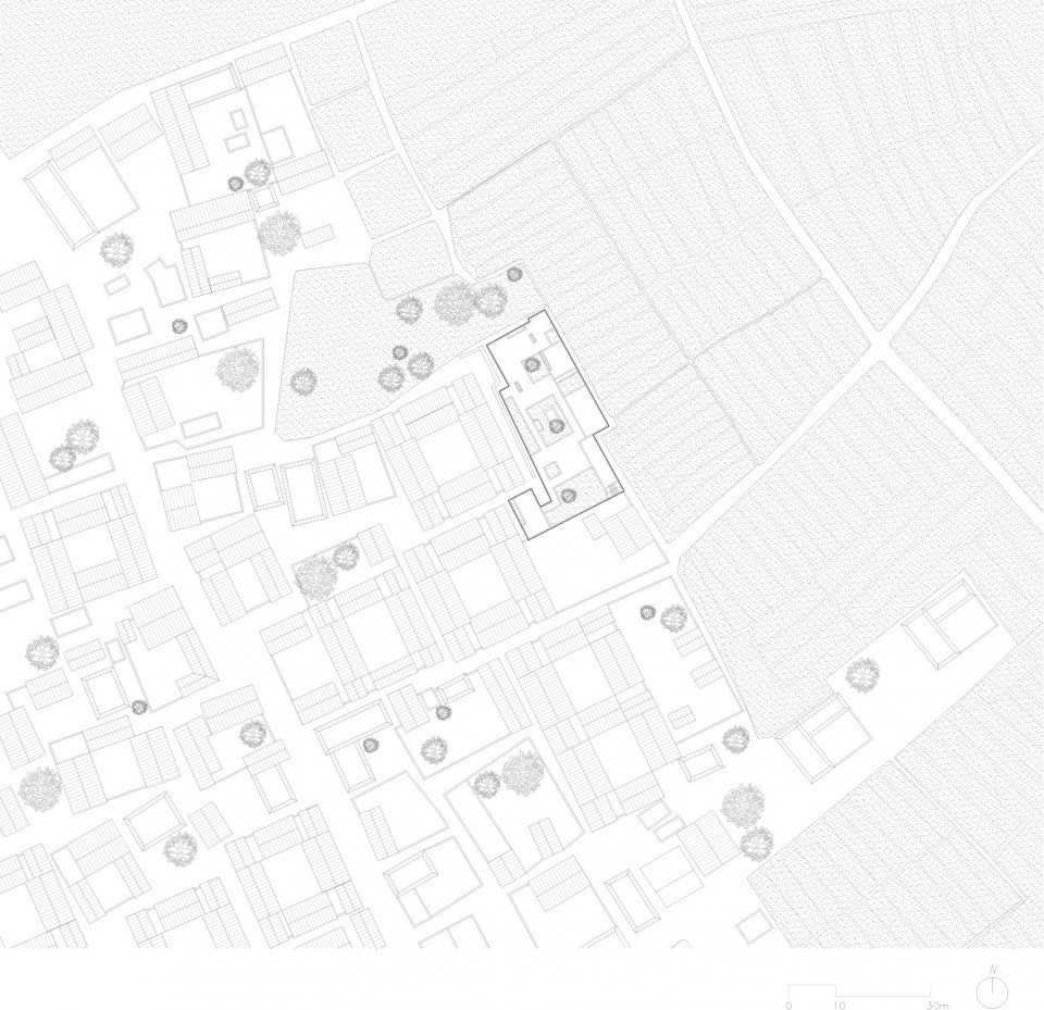 drawings site plan Zhu an by Zhaoyang Architects
