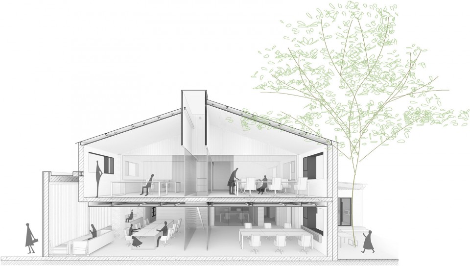 024-Renovation of No.8 Building in Beijing Banbidian Industry Park by C+ Architects