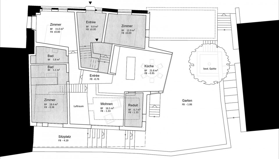 027-Plan 03_ErdgeschossRenovation House Lendenmann