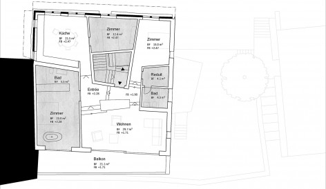 028-Plan 04_ObergeschossRenovation House Lendenmann