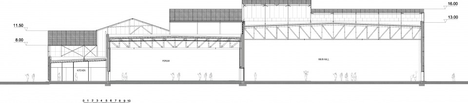 031-« LE FORUM » Sports, associative and events facility
Place Gissy by Manuelle Gautrand Architecture