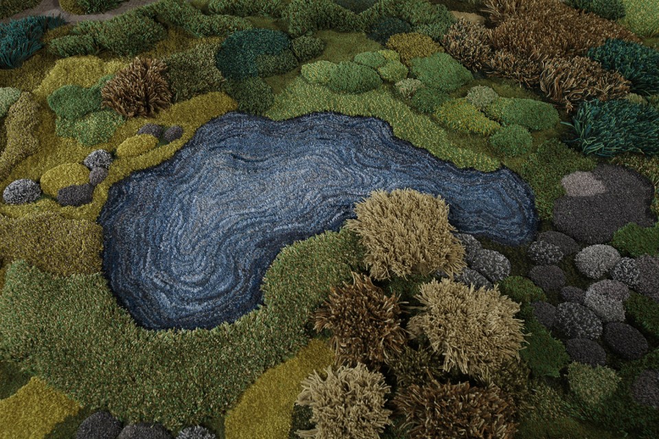 IMG_0806 Wool Rug Artwork by Alexandra