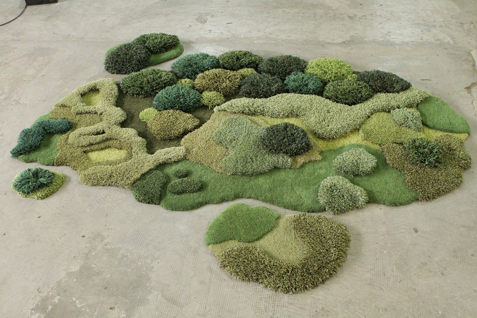 IMG_9451 Wool Rug Artwork by Alexandra