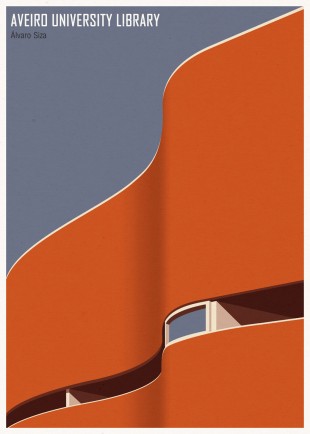 aveiro Libraries illustrations by André Chiote1