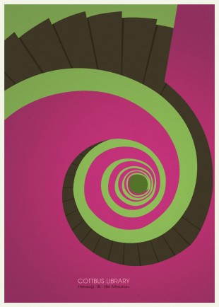 cottbus Libraries illustrations by André Chiote1