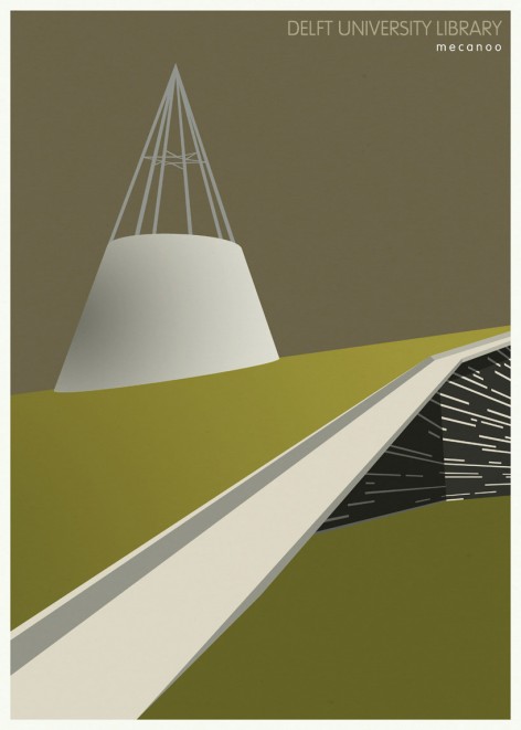 delft Libraries illustrations by André Chiote1