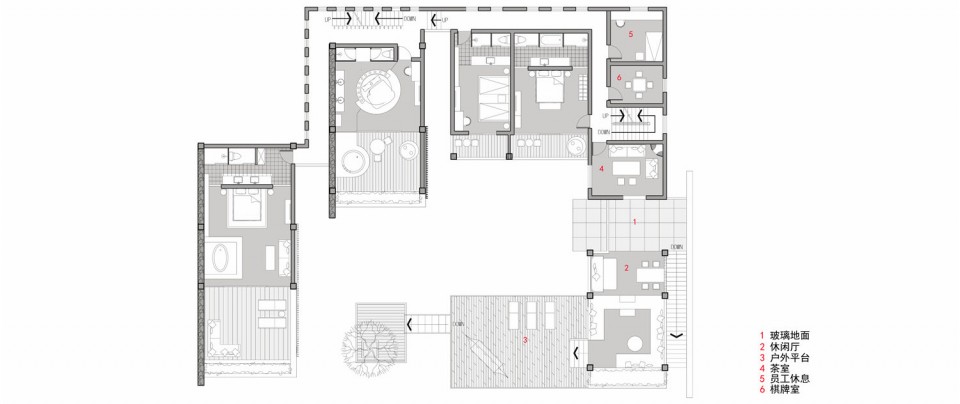 drawings 5 二层平面 2nd floor plan Munwood Lakeside by Init Design Office
