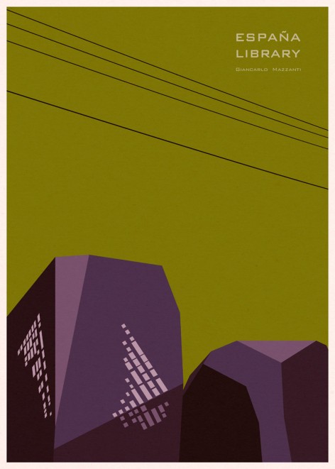 medellin Libraries illustrations by André Chiote1