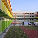 崧淀路中学校园，上海 / 致正建筑工作室