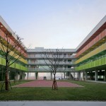 崧淀路中学校园，上海 / 致正建筑工作室