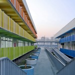 崧淀路中学校园，上海 / 致正建筑工作室