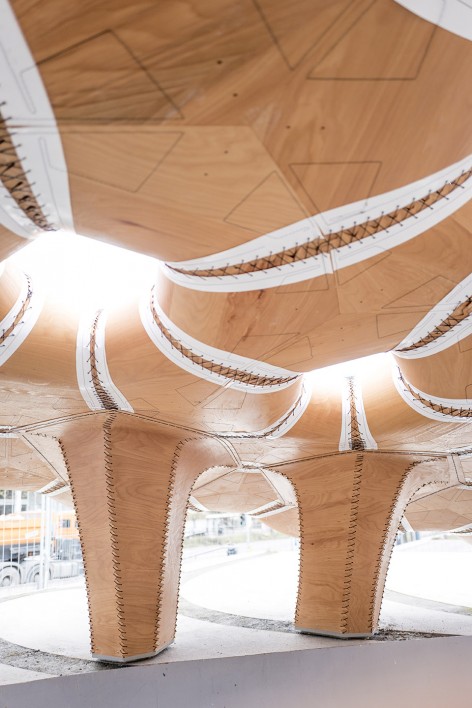 019-ICD ITKE RESEARCH PAVILION 2015-16 by University of Stuttgart