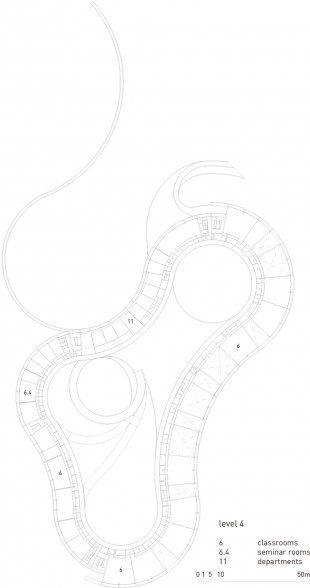 Faculty of Fine Arts by gpy arquitectos159 FLOOR PLANS NIVEL 4 副本