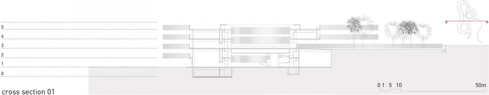 Faculty of Fine Arts by gpy arquitectos159 GENERAL CROSS SECTION 01 副本