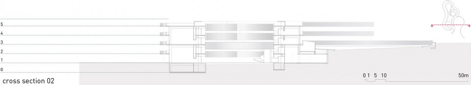 Faculty of Fine Arts by gpy arquitectos159 GENERAL CROSS SECTION 02 副本
