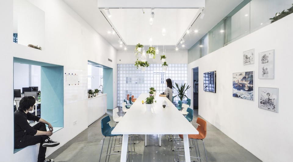 3-一层大厅_para Beaver Workshop Office Space by MAT Office