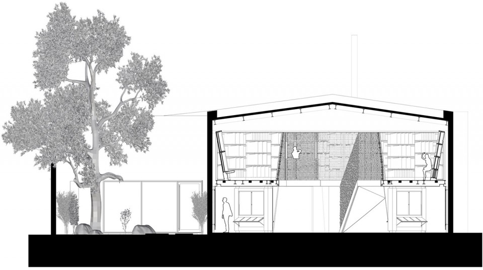 3 Drawings Section-b