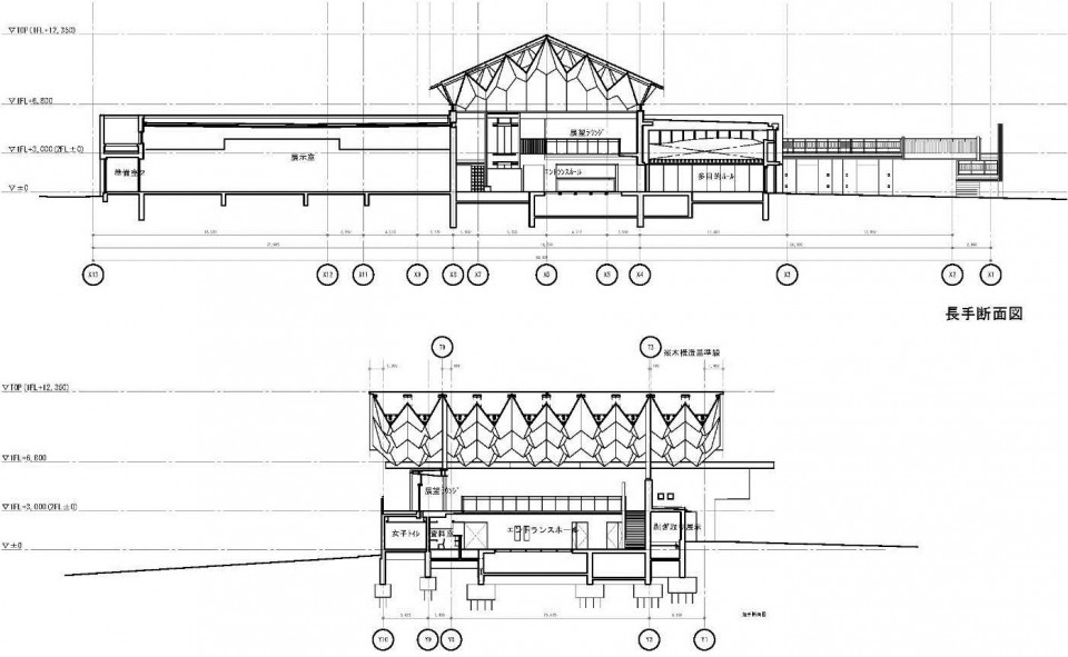 drawings 5 Miyahata Jomon Museum by Furuichi and Associates