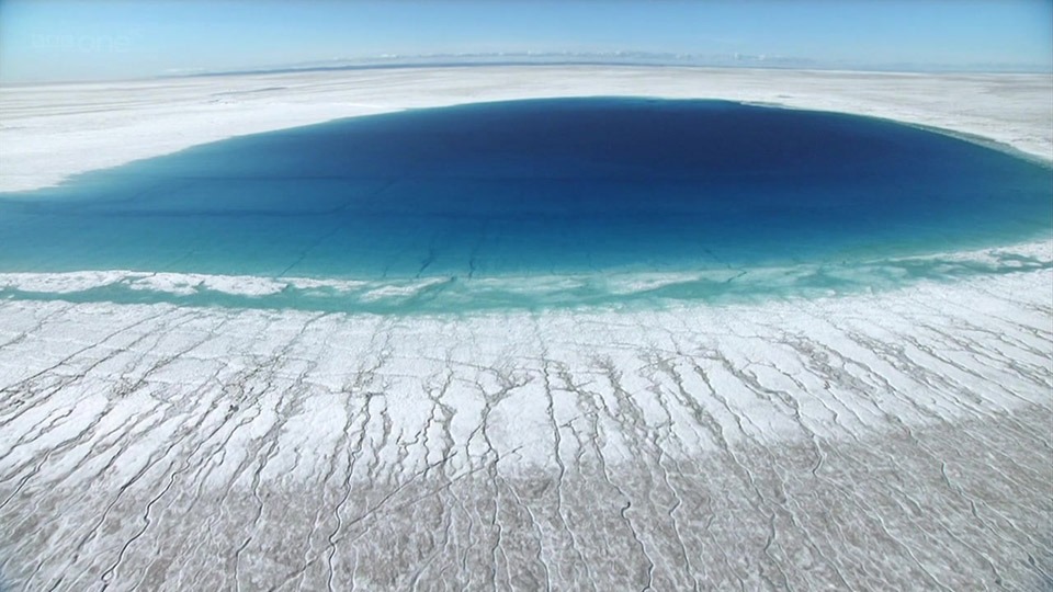 英国bbc电视台耗时5年制作的纪录片《冰冻地球》震撼人心.