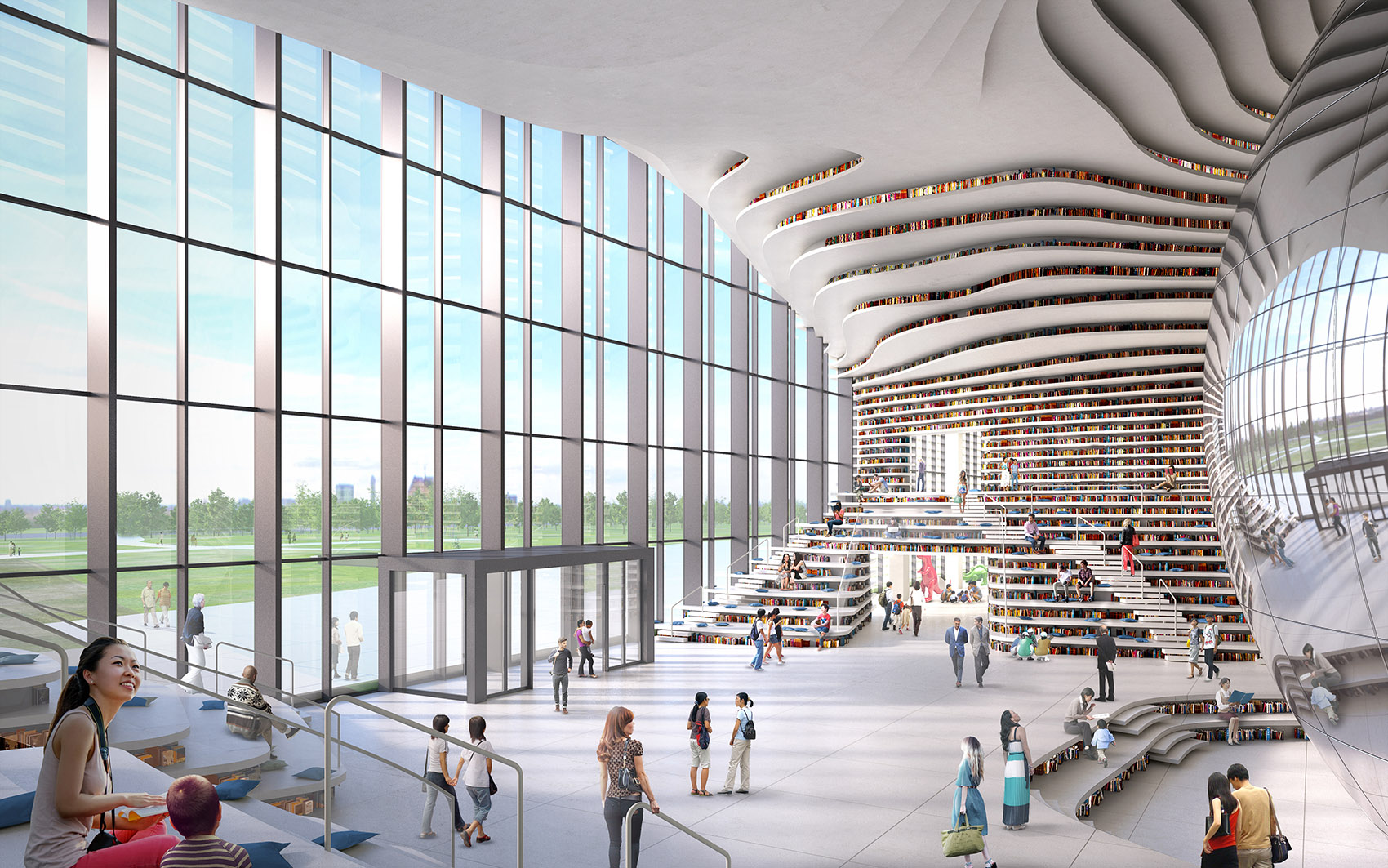 Tianjin Binhai Library / MVRDV - 谷德设计网