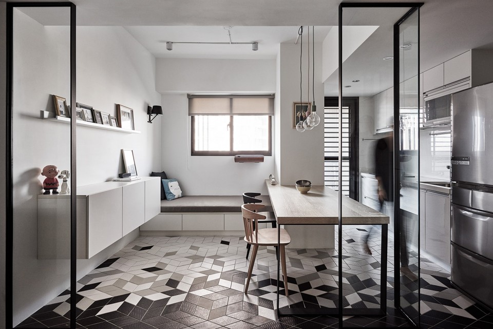 16-07-Small Simple Elegant Apartment, Taichung by Z-AXIS