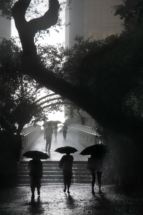 CJ_2009_HONGKONG_348_smal City in the Rain by Christophe Jacrot