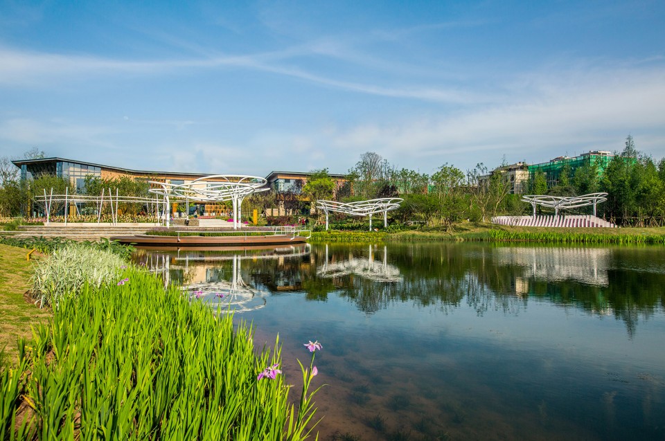 重庆湖边社区公园中国elandscript