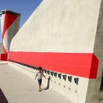 马赛公寓顶楼的错乱时空，法国 / Felice Varini
