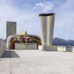 马赛公寓顶楼的错乱时空，法国 / Felice Varini