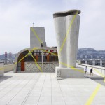 马赛公寓顶楼的错乱时空，法国 / Felice Varini