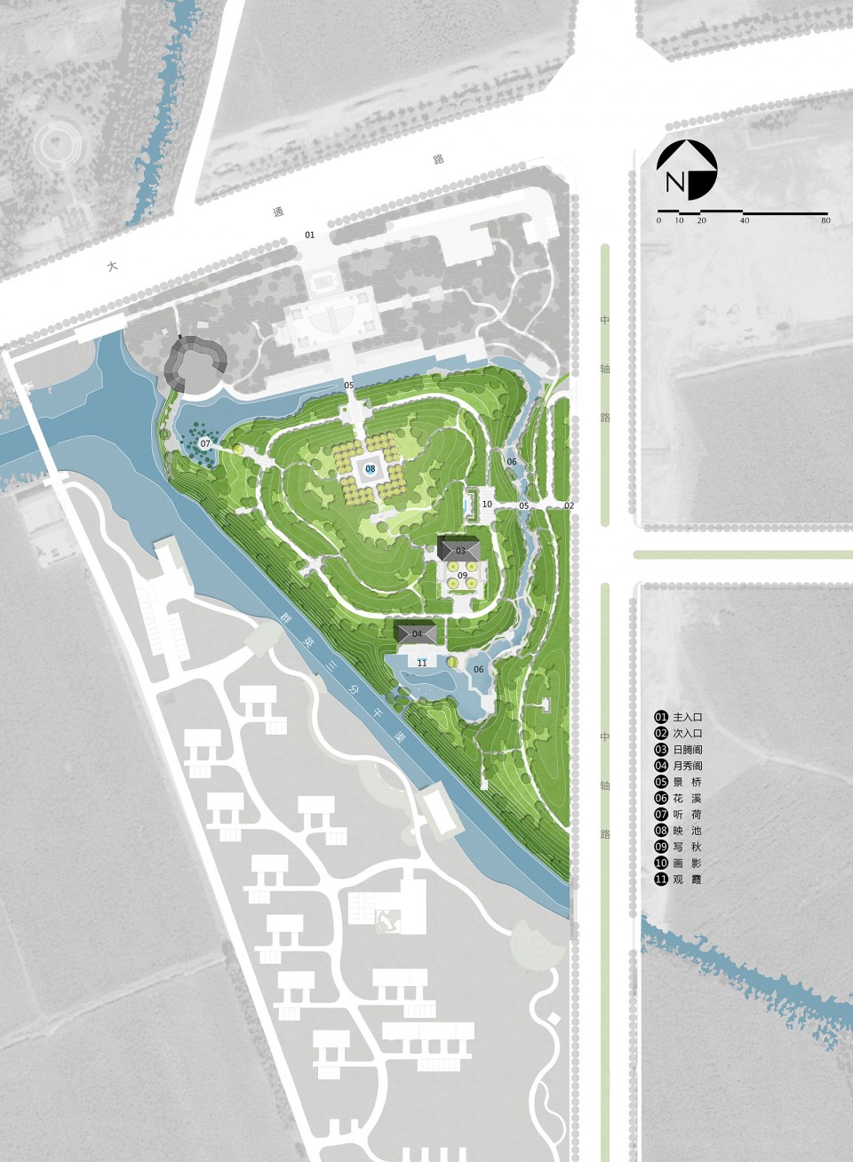 017-Landscape Design of Painting And Calligraphy Institute in Dachang by YZSCAPE