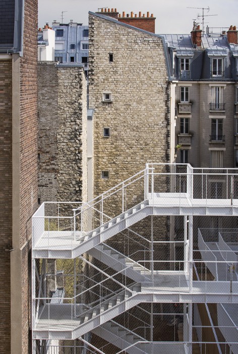 VINCENT PARREIRA ARCHITECTE, LOGEMENTS, PASSAGE DELESSERT, PARIS