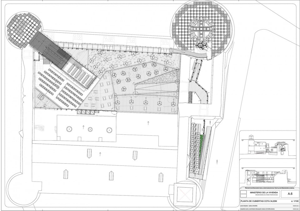 D:garcimuñoz1 ARQUITECTURAA.6 planta de cubiertas. cota 34.