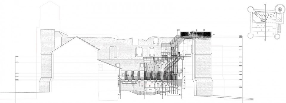 D:garcimuñoz1 ARQUITECTURAA.9 sección 3. norte sur Model (