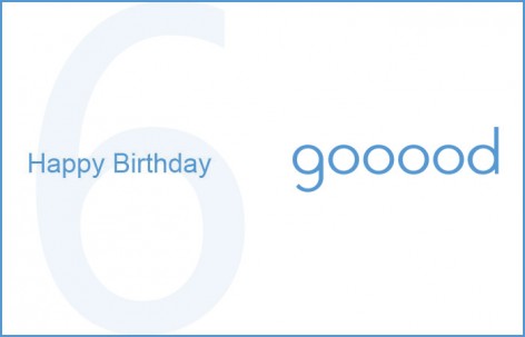 gooood 6岁了！六岁生日快乐＋用户数据大公开