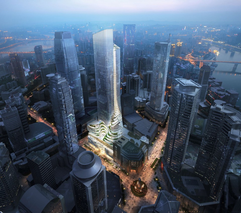 001-Chongqing Xinhua Bookstore Group Jiefangbei Book City Mixed by Aedas