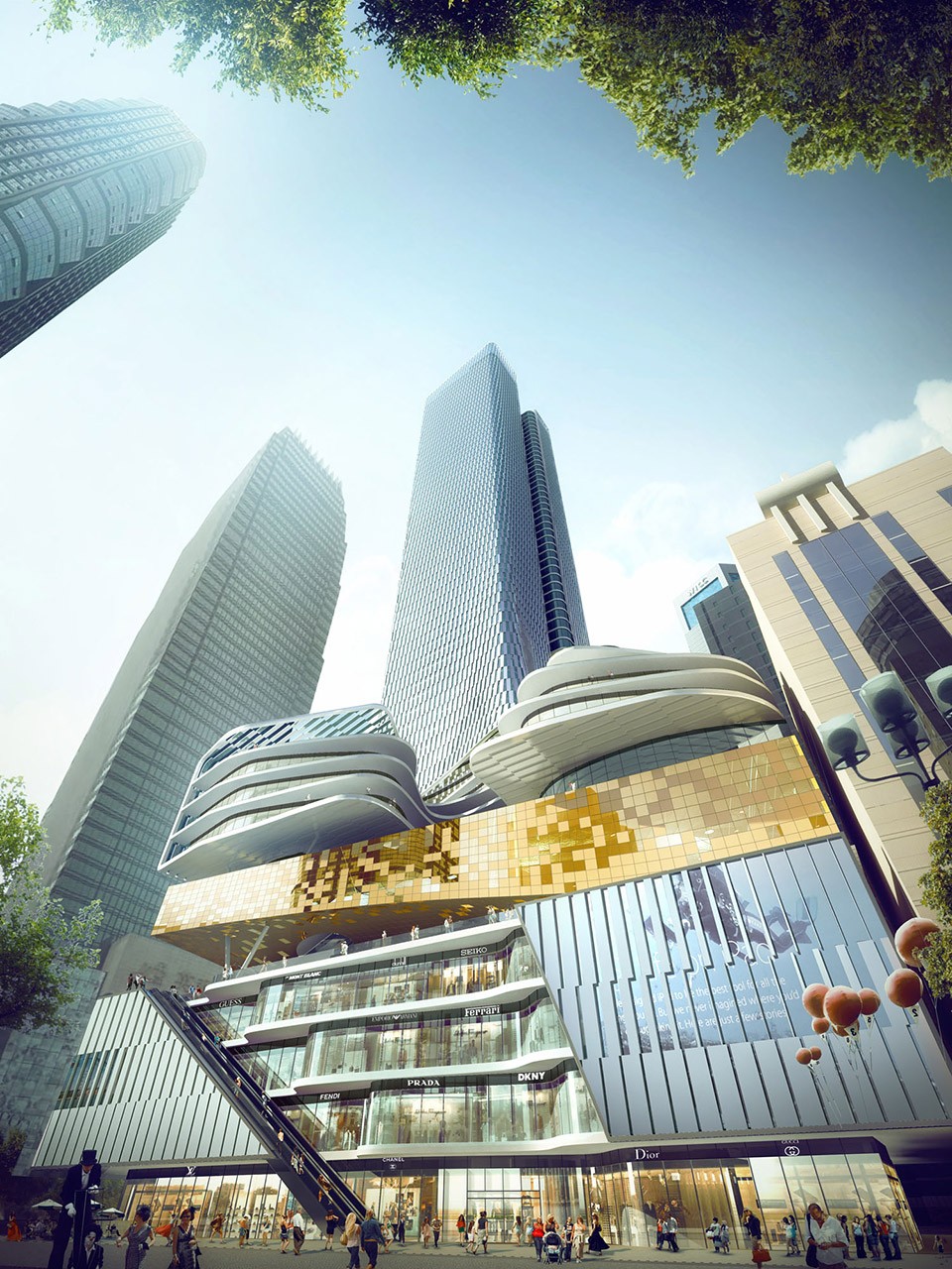 004-Chongqing Xinhua Bookstore Group Jiefangbei Book City Mixed by Aedas