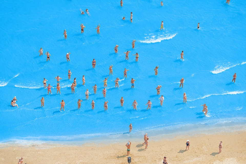 005-Adriatic Sea (staged) Dancing People by Olivo Barbieri