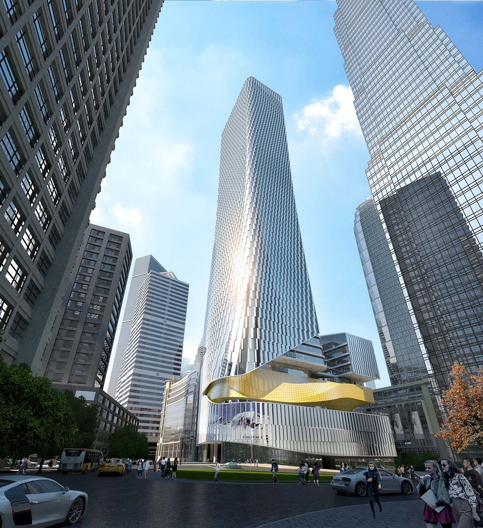 005-Chongqing Xinhua Bookstore Group Jiefangbei Book City Mixed by Aedas